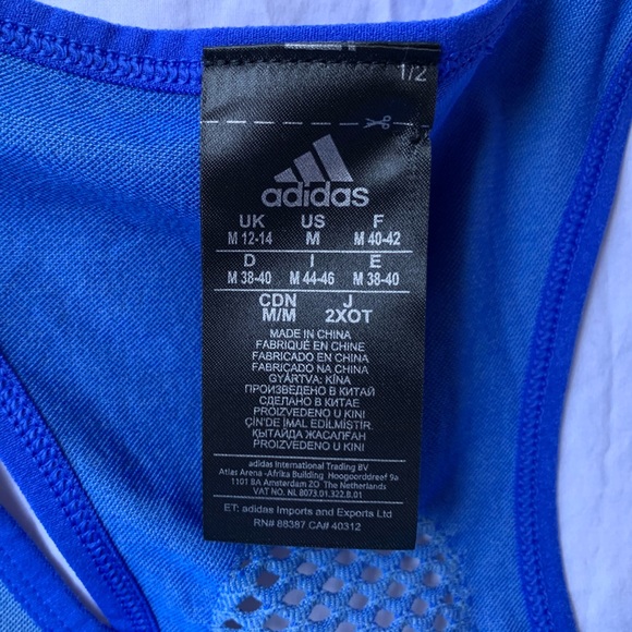 Adidas women’s workout top For the Oceans. Size M - Picture 7 of 7